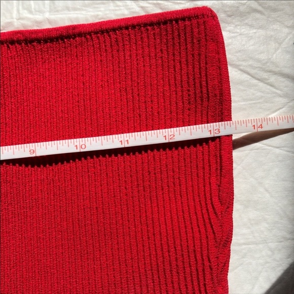 Cherry red Tube top cropped - Picture 6 of 6